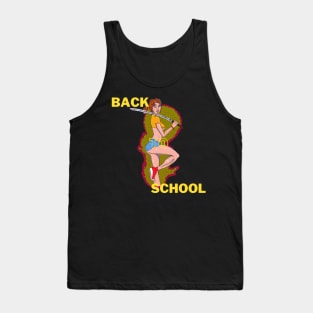 Back To School Punk Katana Girl Tank Top